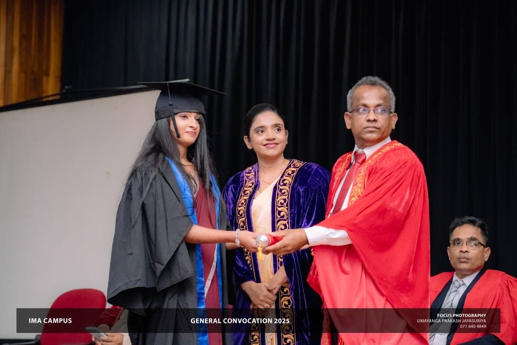 IMA Campus උපාධි උළෙල 2025 අභිමානවත්ව